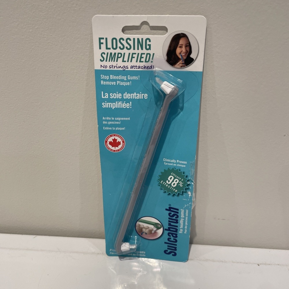 Sulcabrush For Healthy Gums Dental Oral Cleaning Gum Brush Sealed